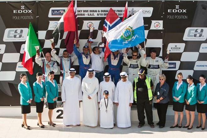 Race 1 - Skydive Dubai and Dubai Duty Free Grand Prix 2011 © Class 1 World Powerboat Championship http://www.class-1.com